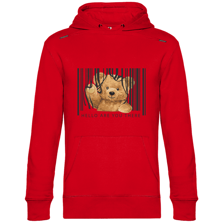 Barcode Teddy - Herren Hoodie - Textilzauber