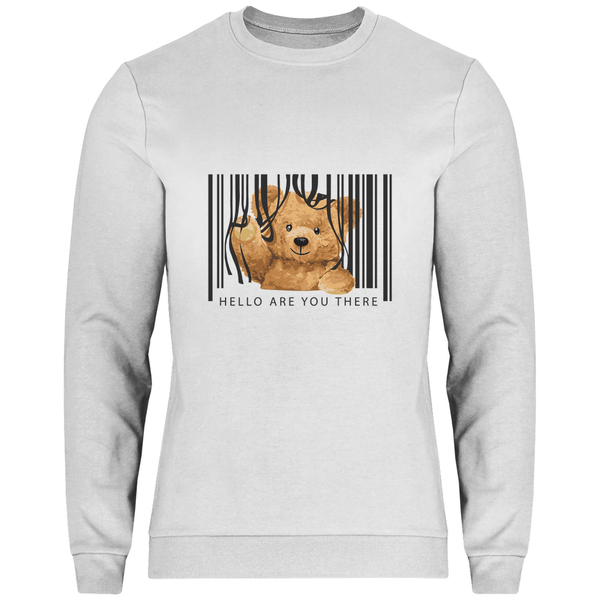 Barcode Teddy - Herren Sweatshirt - Textilzauber
