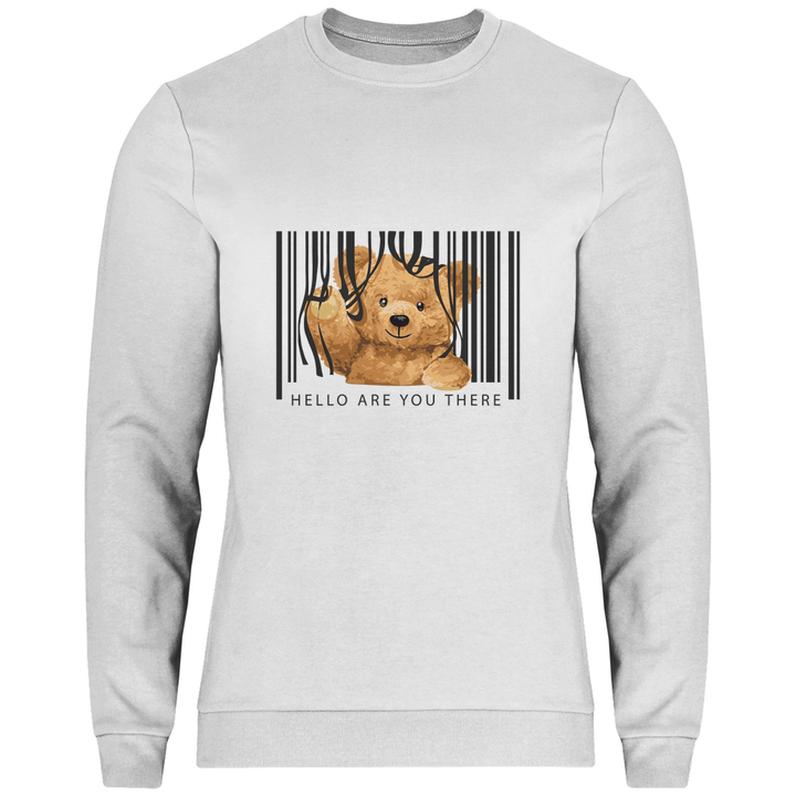 Barcode Teddy - Herren Sweatshirt - Textilzauber