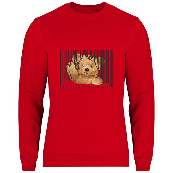 Barcode Teddy - Herren Sweatshirt - Textilzauber