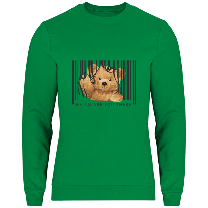Barcode Teddy - Herren Sweatshirt - Textilzauber