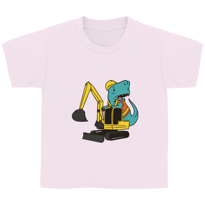 Bauarbeiter Dino - Kinder T - Shirt - Textilzauber