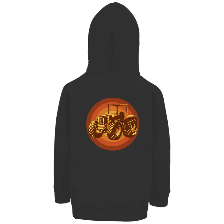 Bauernhof - Bolide - Premium Bio Kinderhoodie mit Rückendruck - Textilzauber