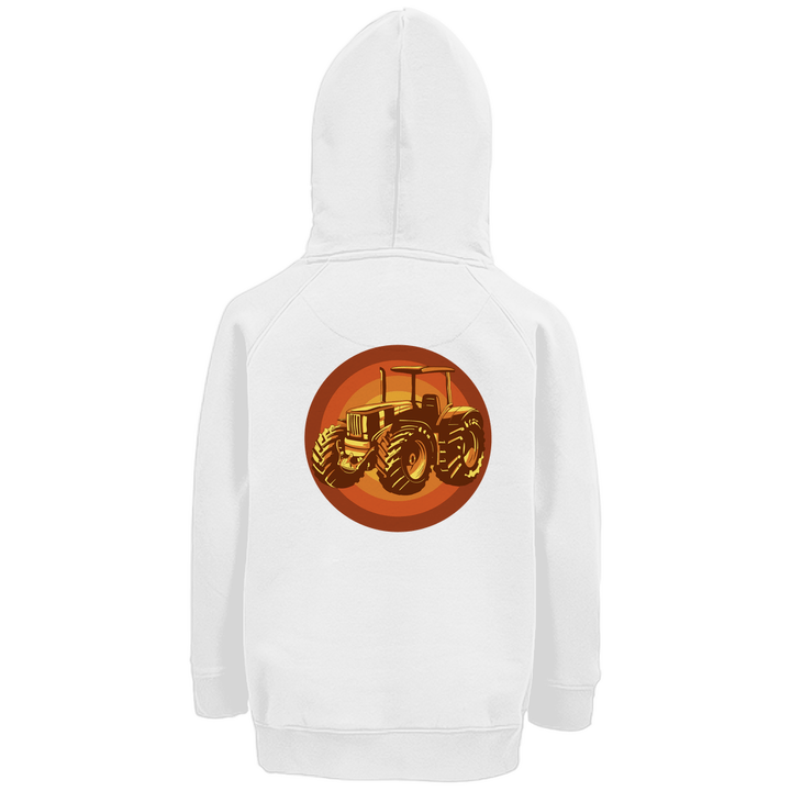 Bauernhof - Bolide - Premium Bio Kinderhoodie mit Rückendruck - Textilzauber