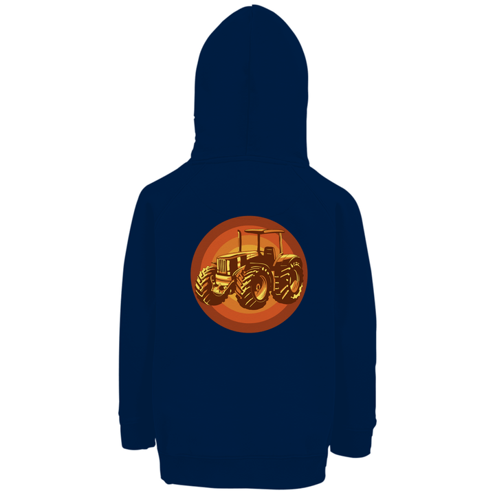 Bauernhof - Bolide - Premium Bio Kinderhoodie mit Rückendruck - Textilzauber