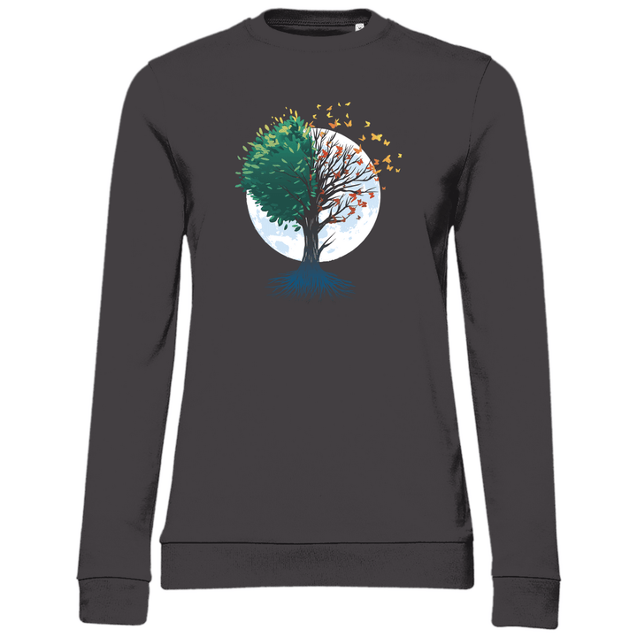 Baum des Lebens - Damen Sweatshirt - Textilzauber