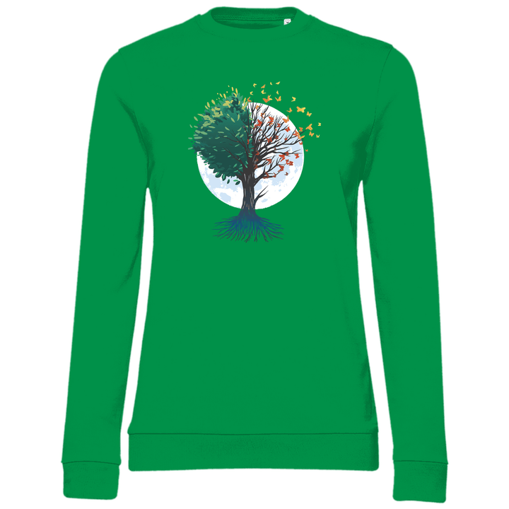 Baum des Lebens - Damen Sweatshirt - Textilzauber
