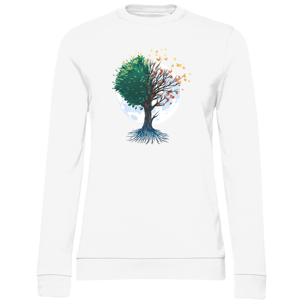 Baum des Lebens - Damen Sweatshirt - Textilzauber
