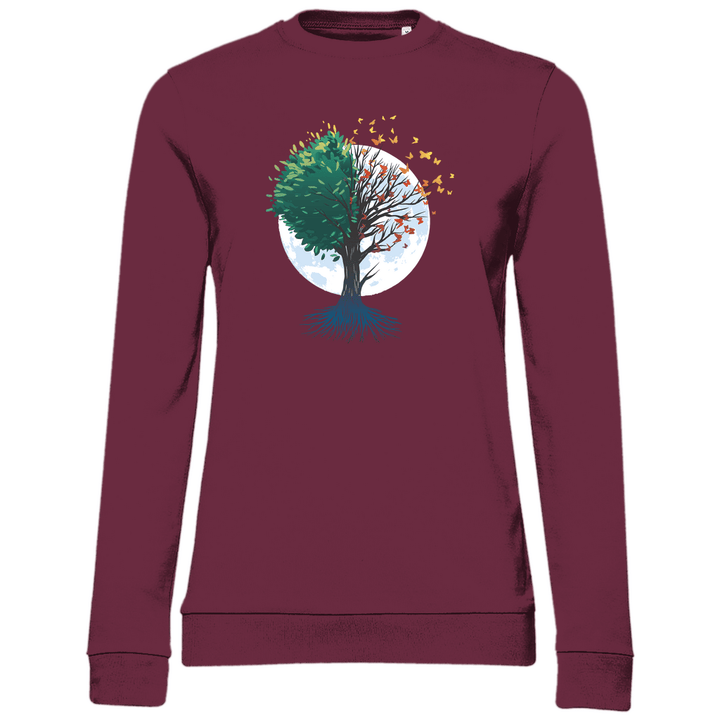 Baum des Lebens - Damen Sweatshirt - Textilzauber
