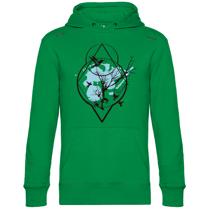 Baum und Vögel - Herren Hoodie - Textilzauber