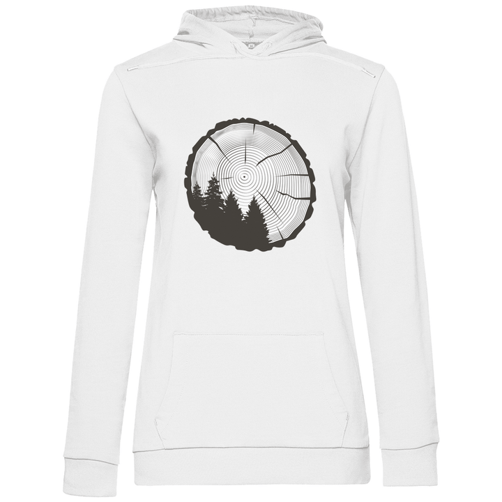 Baumringe - Damen Hoodie - Textilzauber