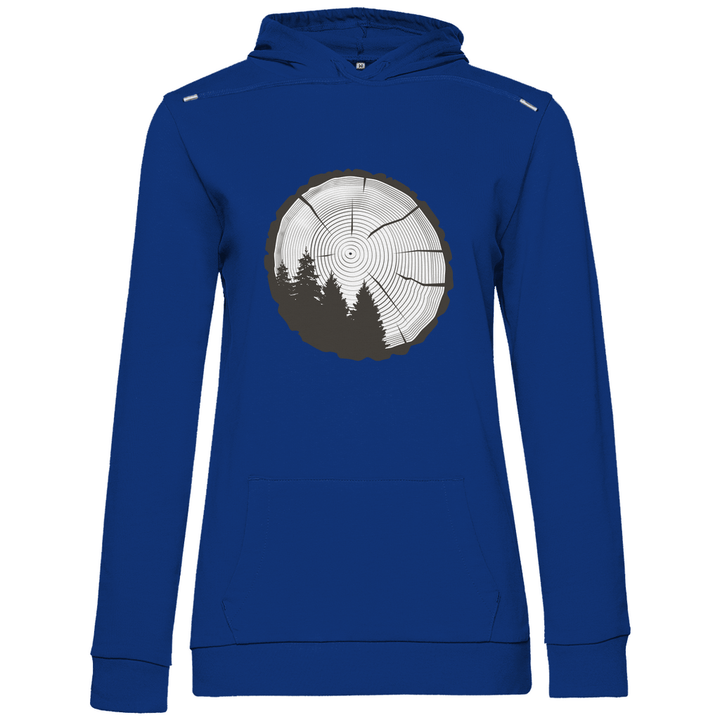 Baumringe - Damen Hoodie - Textilzauber