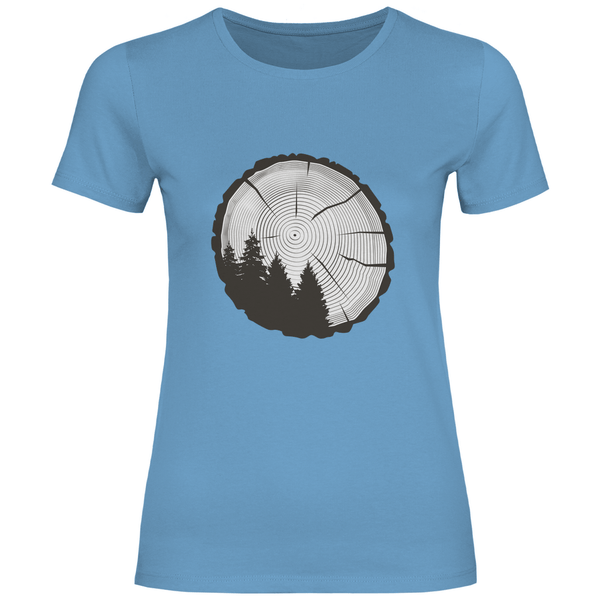 Baumringe - Damen T - Shirt - Textilzauber