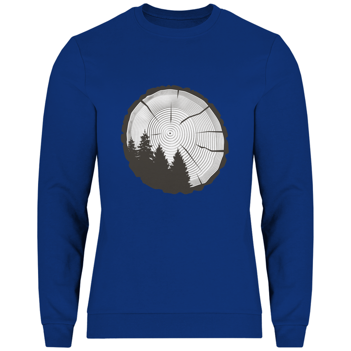 Baumringe - Herren Sweatshirt - Textilzauber