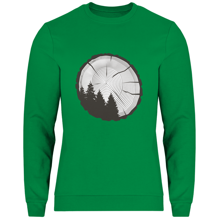 Baumringe - Herren Sweatshirt - Textilzauber