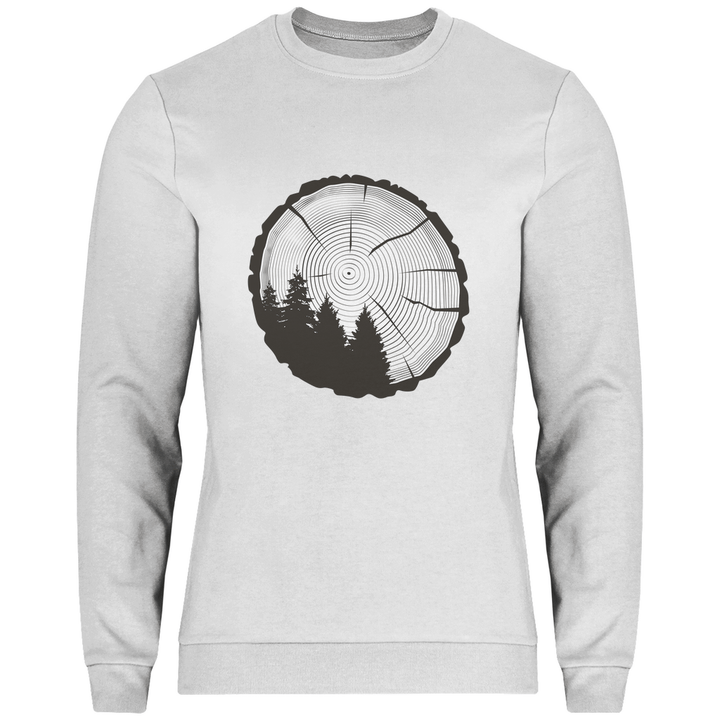 Baumringe - Herren Sweatshirt - Textilzauber