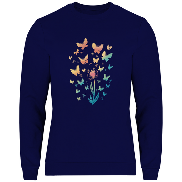 Pusteblume mit Schmetterlingen - Herren Sweatshirt