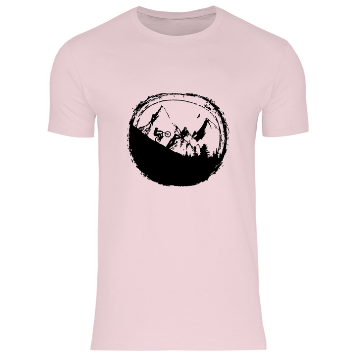 Biken in den Bergen - Herren T - Shirt - Textilzauber