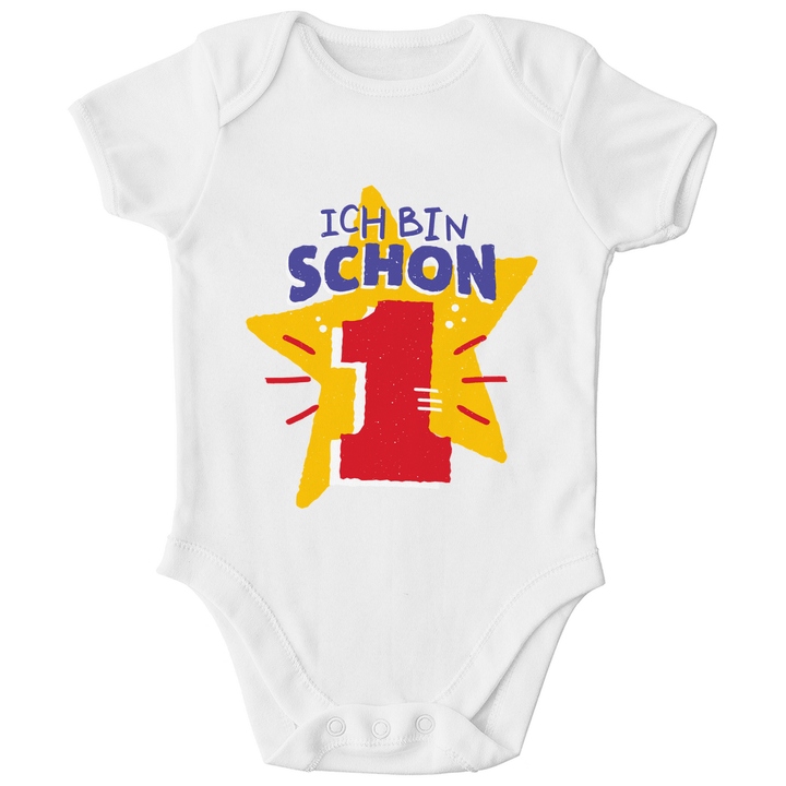 Bin schon 1 Bio Baby - Body - Textilzauber