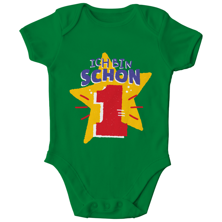 Bin schon 1 Bio Baby - Body - Textilzauber