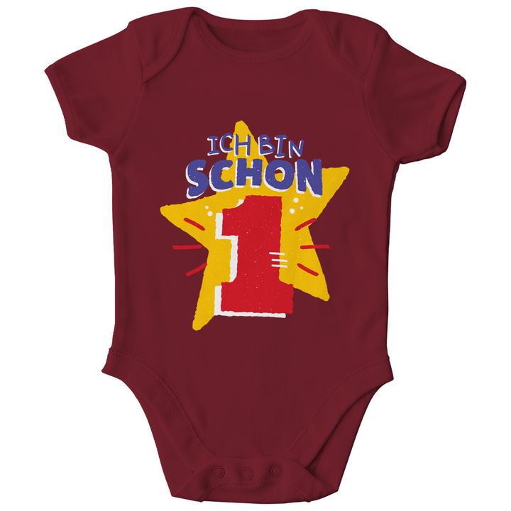 Bin schon 1 Bio Baby - Body - Textilzauber