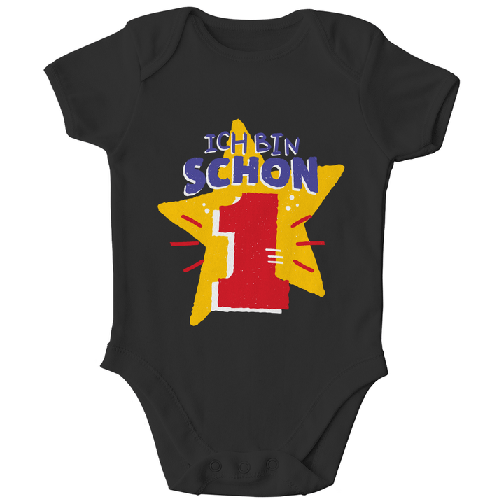 Bin schon 1 Bio Baby - Body - Textilzauber