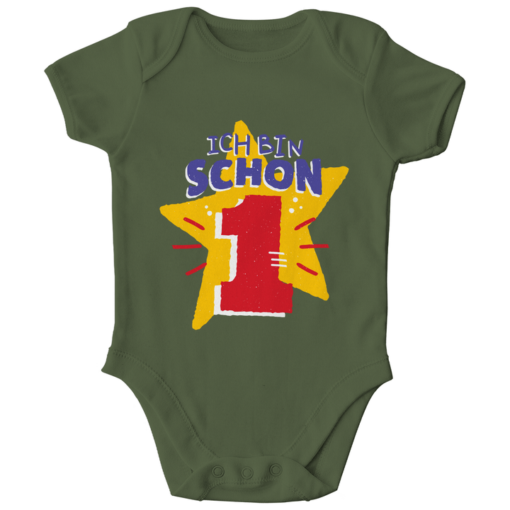 Bin schon 1 Bio Baby - Body - Textilzauber