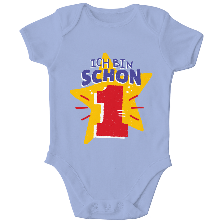 Bin schon 1 Bio Baby - Body - Textilzauber