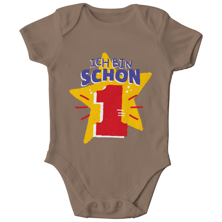 Bin schon 1 Bio Baby - Body - Textilzauber