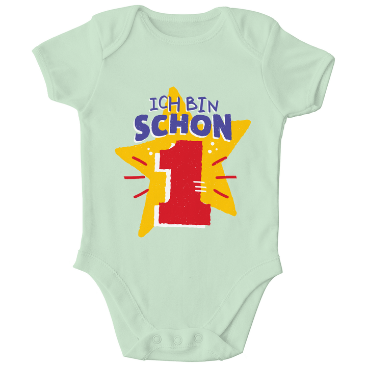Bin schon 1 Bio Baby - Body - Textilzauber