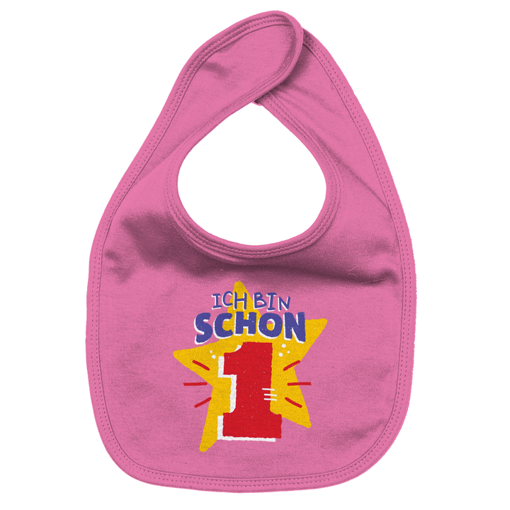 Bin schon 1 Bio Baby-Lätzchen - Textilzauber