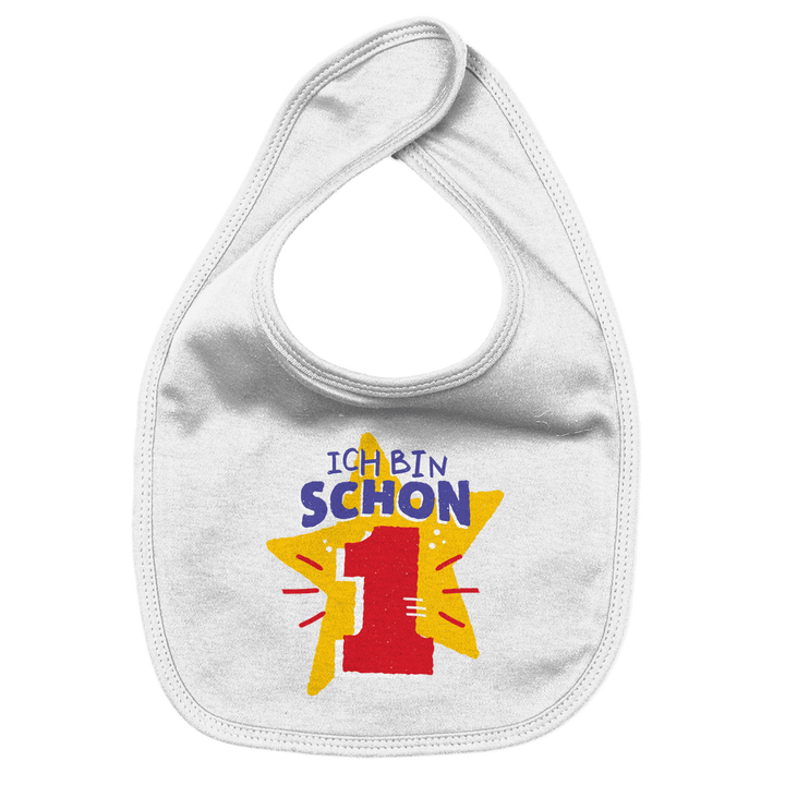 Bin schon 1 Bio Baby-Lätzchen - Textilzauber