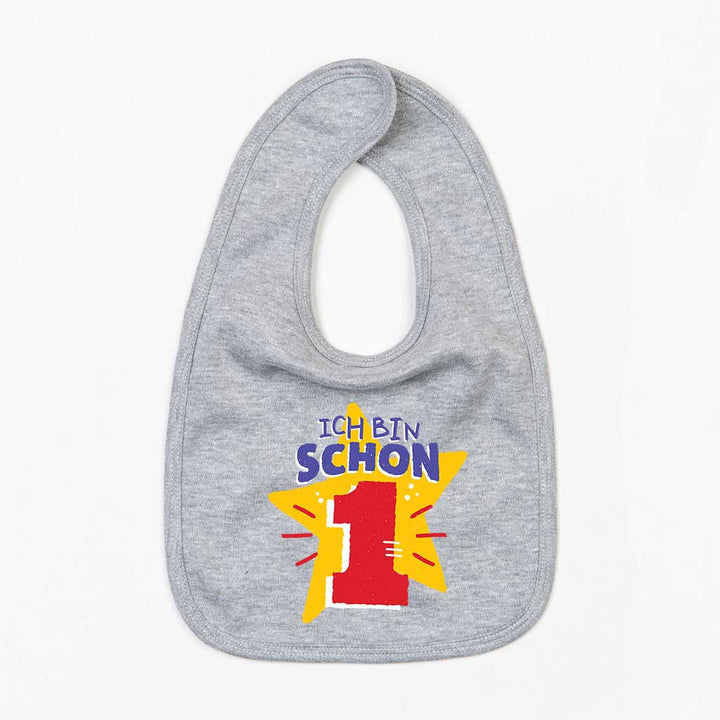Bin schon 1 Bio Baby - Lätzchen - Textilzauber