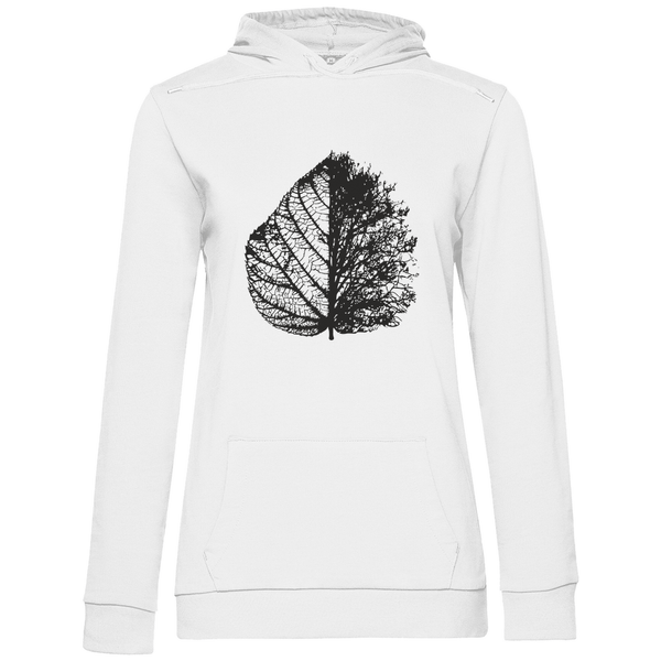 Blattskelett - Damen Hoodie - Textilzauber