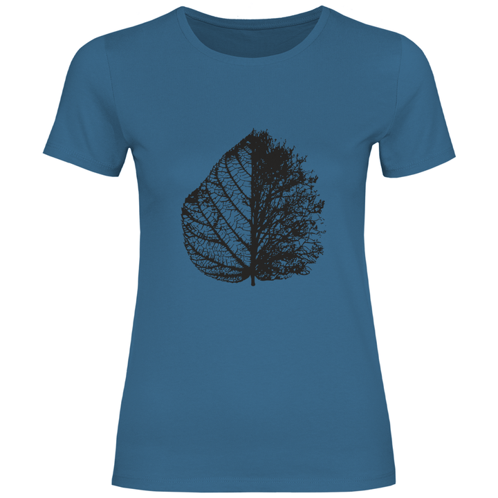 Blattskelett - Damen T - Shirt - Textilzauber