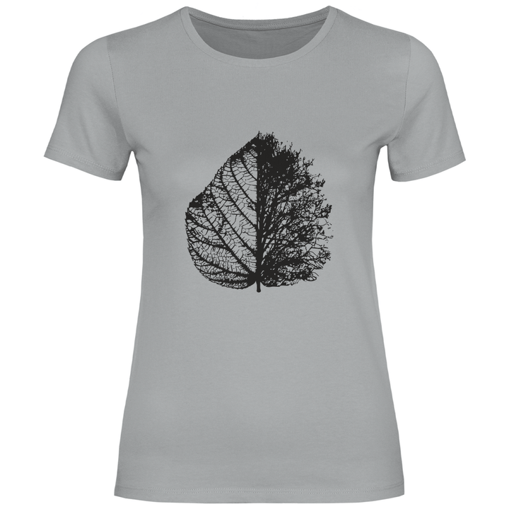 Blattskelett - Damen T - Shirt - Textilzauber