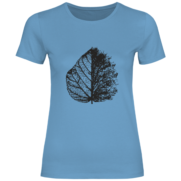 Blattskelett - Damen T - Shirt - Textilzauber