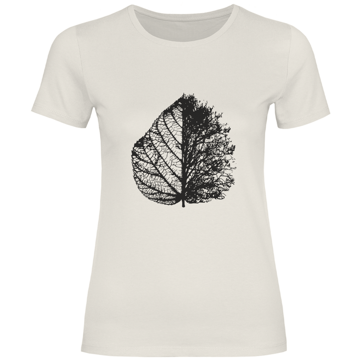 Blattskelett - Damen T - Shirt - Textilzauber