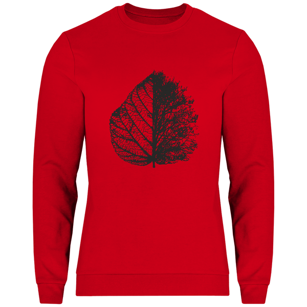 Blattskelett - Herren Sweatshirt - Textilzauber
