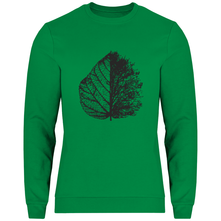 Blattskelett - Herren Sweatshirt - Textilzauber
