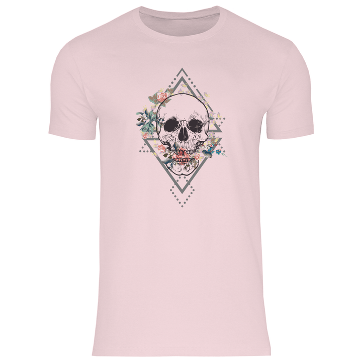 Blühender Schädel - Herren T - Shirt - Textilzauber