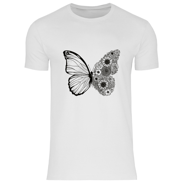 Blumenfalter - Herren T - Shirt - Textilzauber