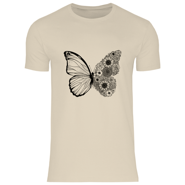 Blumenfalter - Herren T - Shirt - Textilzauber