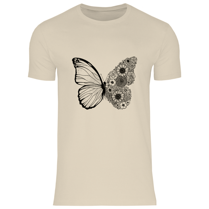 Blumenfalter - Herren T - Shirt - Textilzauber