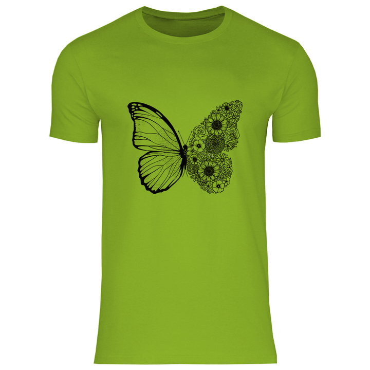 Blumenfalter - Herren T - Shirt - Textilzauber