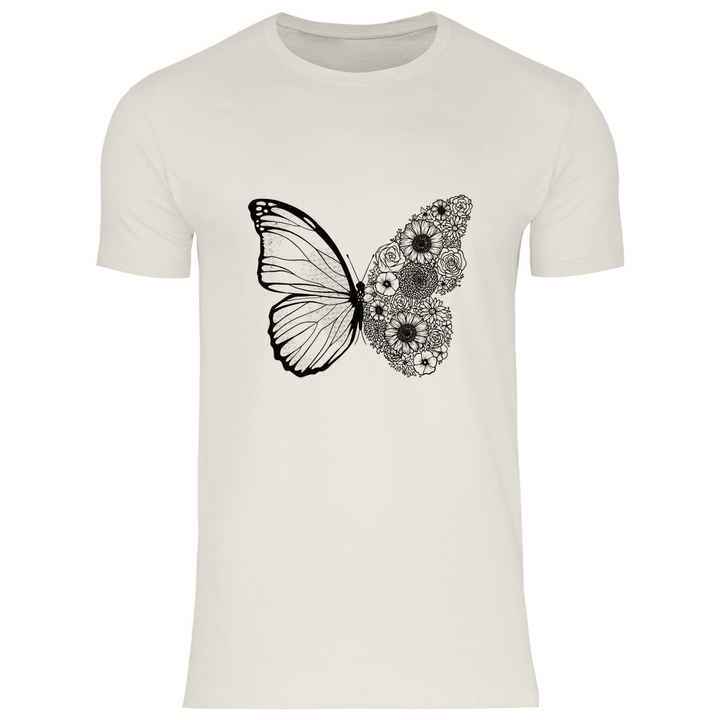 Blumenfalter - Herren T - Shirt - Textilzauber
