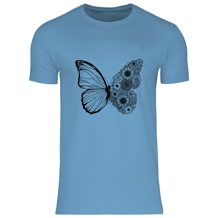 Blumenfalter - Herren T - Shirt - Textilzauber
