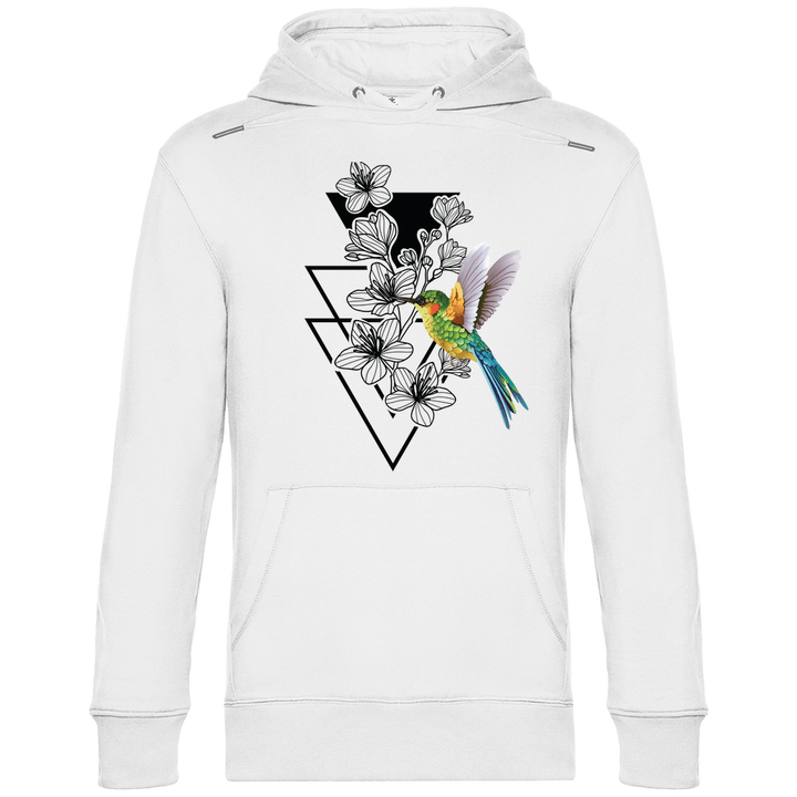 Blumenkolibri - Herren Hoodie - Textilzauber