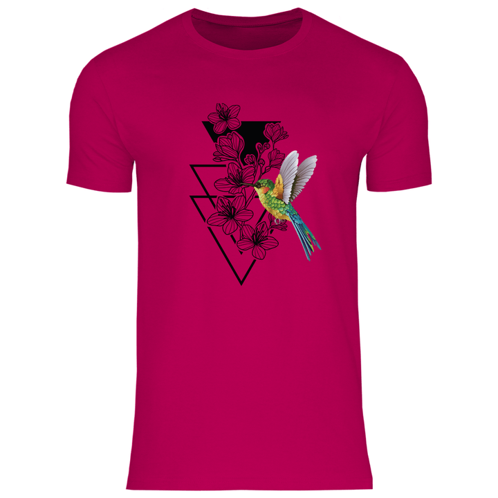 Blumenkolibri - Herren T - Shirt - Textilzauber