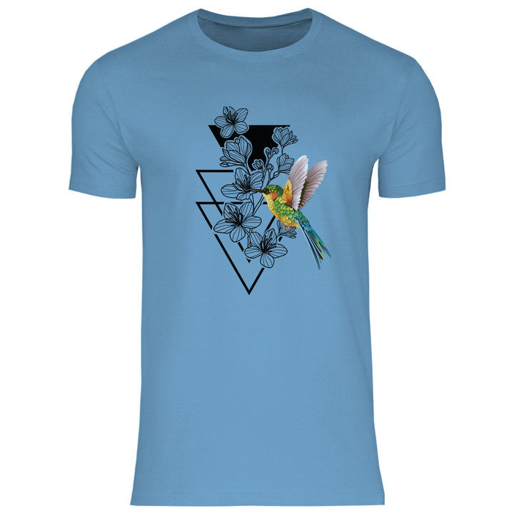Blumenkolibri - Herren T - Shirt - Textilzauber